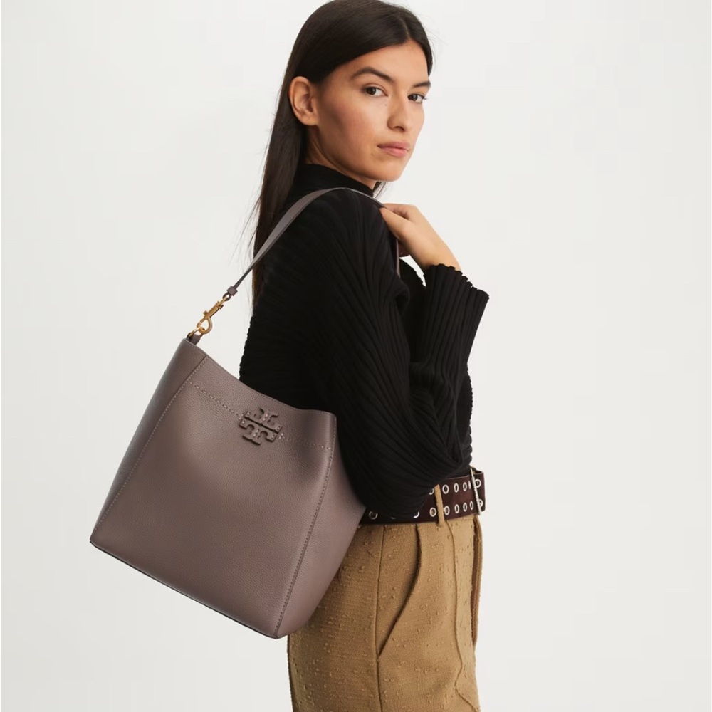 Tory Burch McGraw Small Bucket Bag